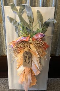 Fabric Carrot – On Canvas