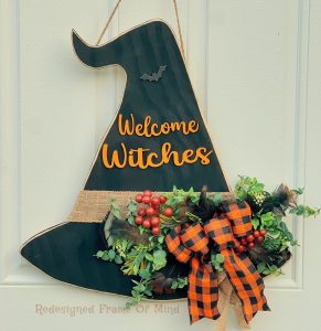 Large Wooden Witch’s Hat