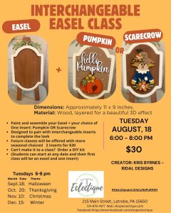 Interchangeable Easel  + Inserts
